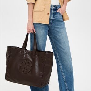 Anine Bing Dark Brown Rio Tote